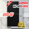 Tấm Pin Năng Lượng Mặt Trời Longi Solar 650W Himo X10 - 1 Mặt Kính
