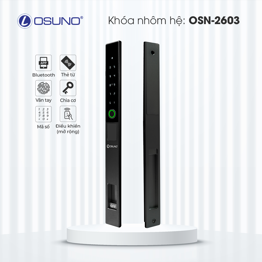 Khóa Vân Tay Cửa Nhôm OSUNO OSN- 2603