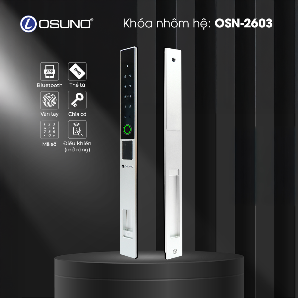 Khóa Vân Tay Cửa Nhôm OSUNO OSN- 2603
