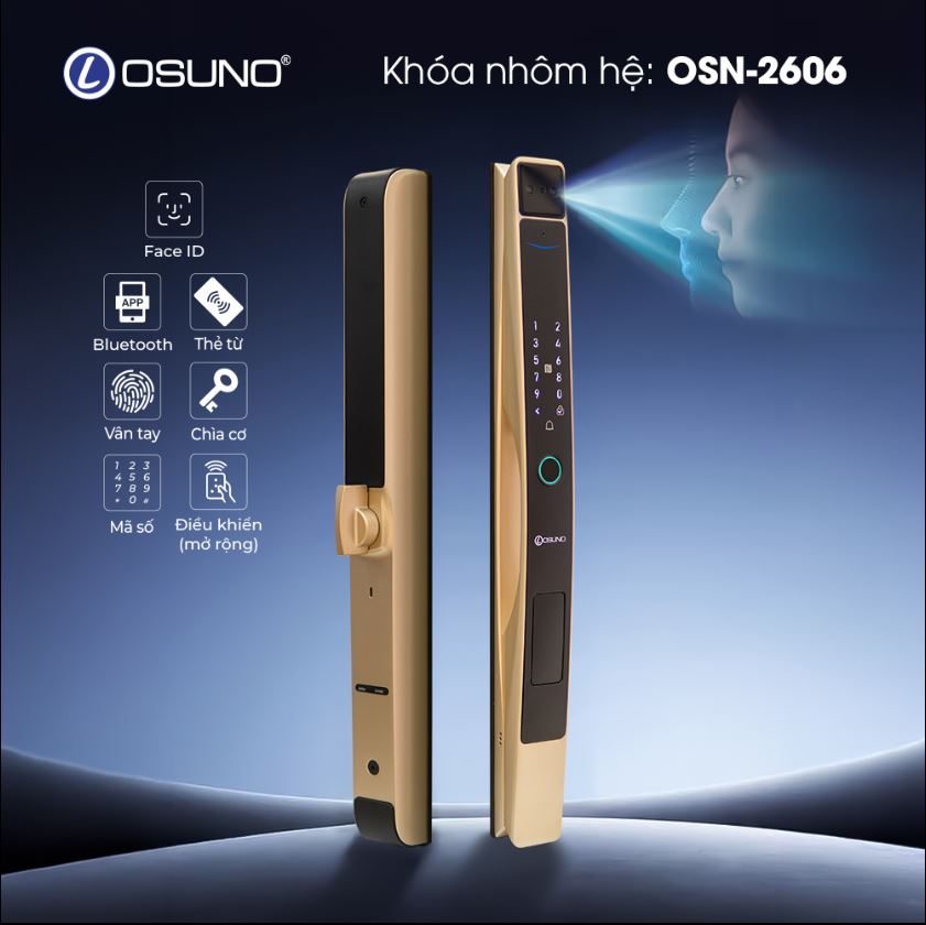 Khóa nhôm hệ OSN-2606