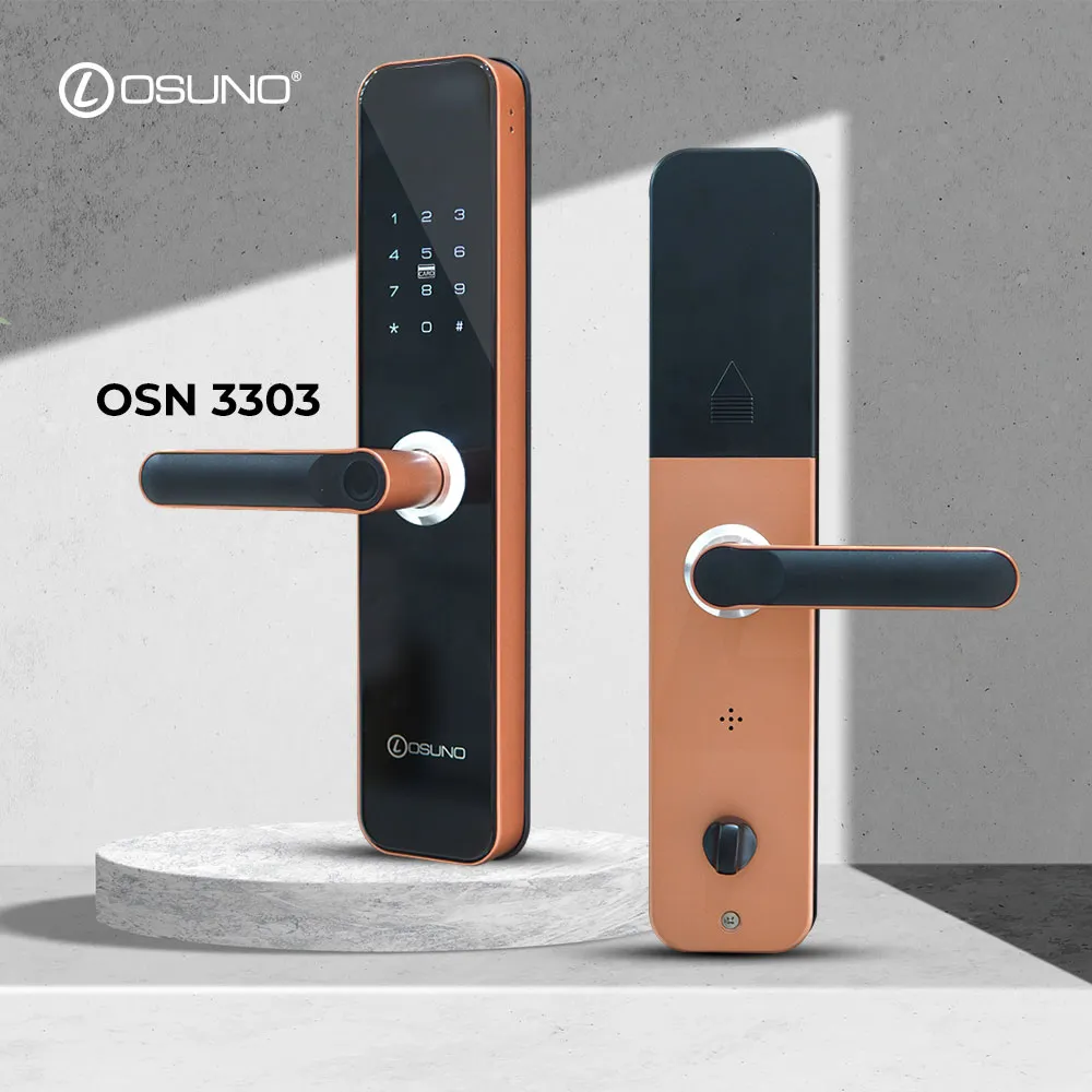 Khóa Cửa Điện Tử Quản Lý Và Mở Qua App Tiếng Việt OSN-3303