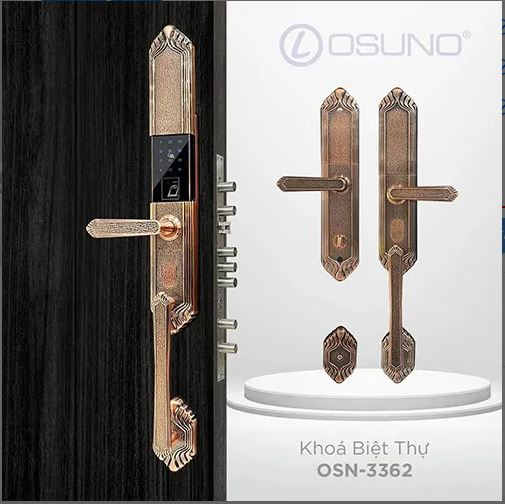 Khóa cửa vân tay thông minh cho biệt thự OSN-3362