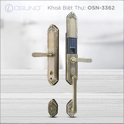Khóa cửa vân tay thông minh cho biệt thự OSN-3362
