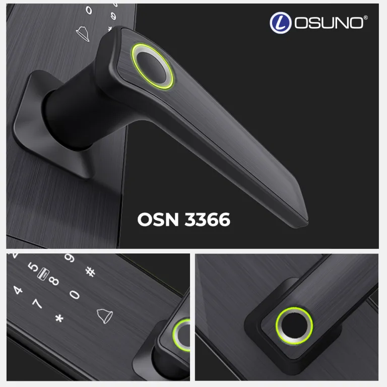 Khóa Vân Tay Tích Hợp Màn Hình Chống Trộm OSN-3366
