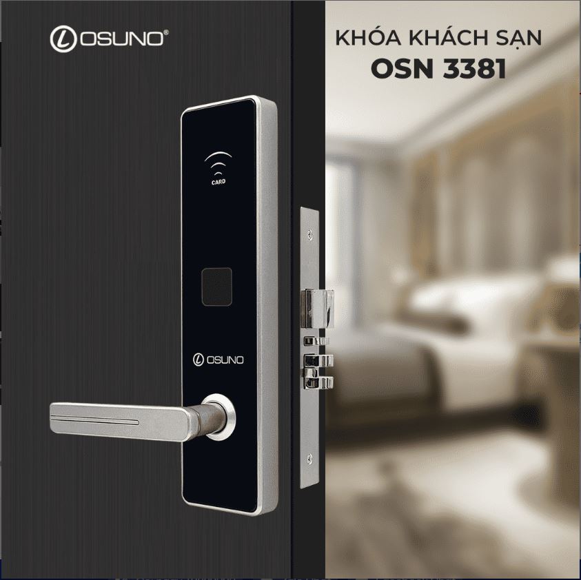 Khóa Thẻ Từ Khách Sạn 2 Tính Năng OSN-3381