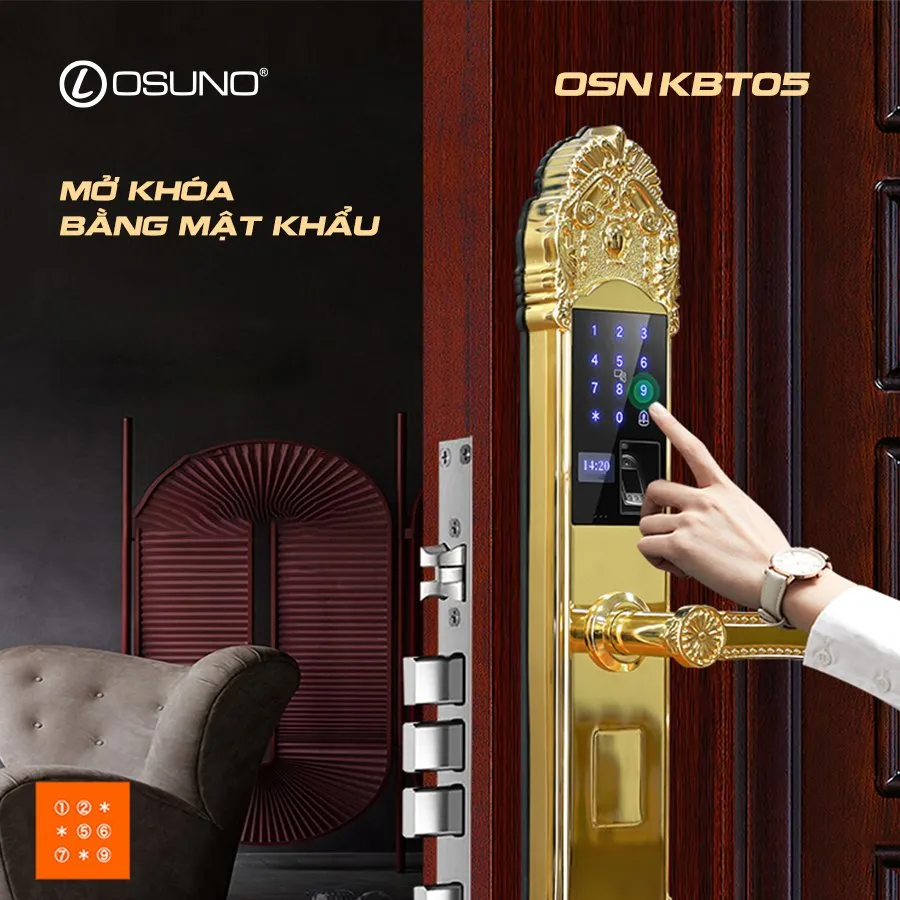 Khóa Vân Tay Biệt Thư Cao Cấp OSN-KBT05