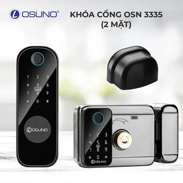 Khóa cổng vân tay 2 chiều OSN-3335 5 Chức Năng