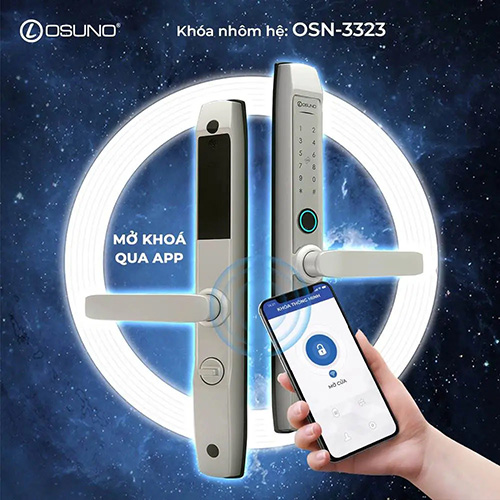 Khóa Điện Tử Cho Cửa Nhôm Kính OSN-3323