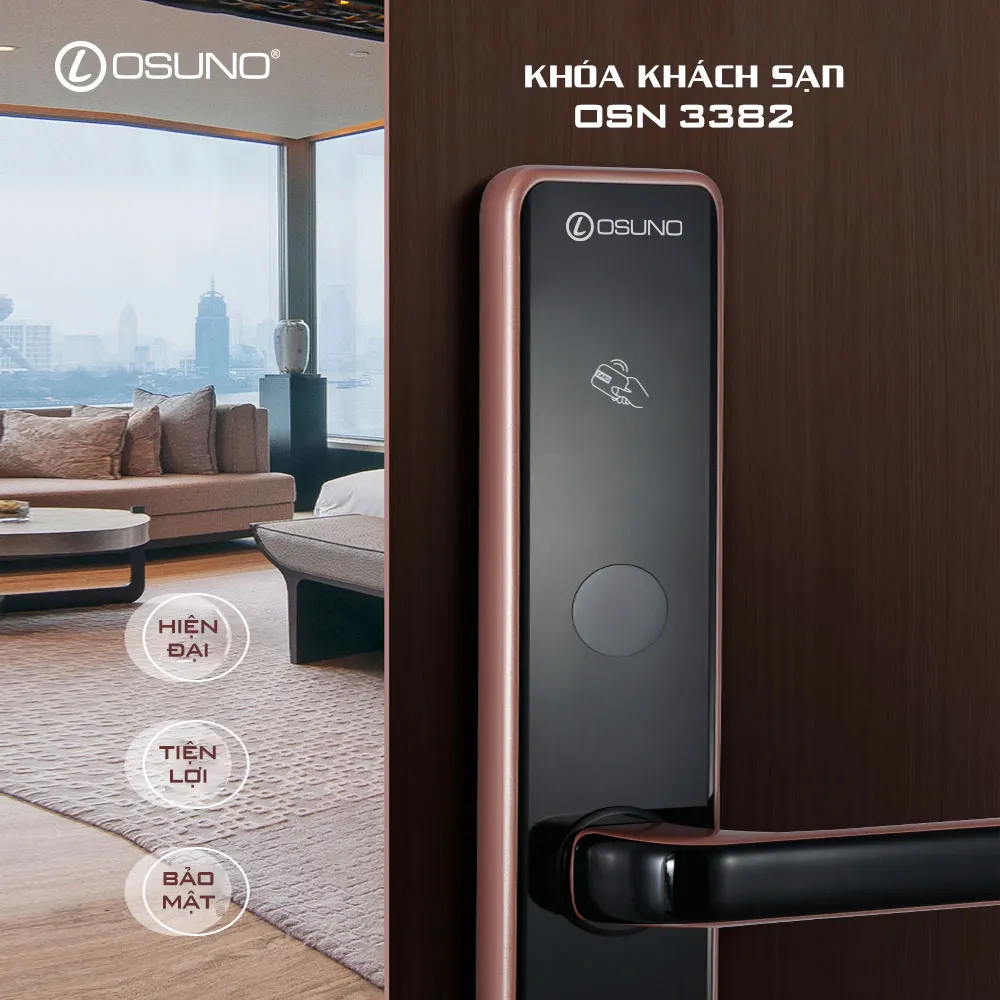 Khóa Thẻ Từ Khách Sạn OSN-3382