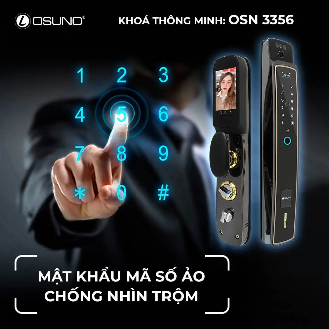 Khóa nhận diện khuôn mặt có đàm thoại OSN-3356
