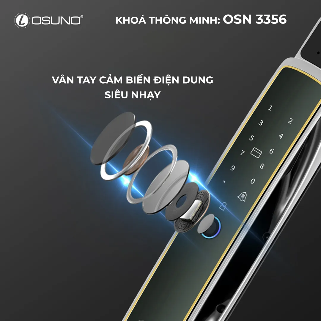 Khóa nhận diện khuôn mặt có đàm thoại OSN-3356