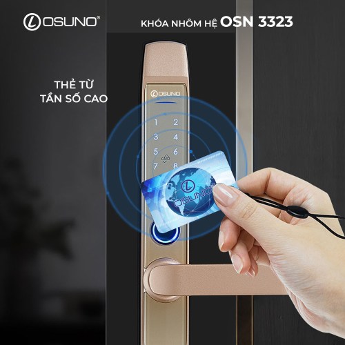 Khóa Điện Tử Cho Cửa Nhôm Kính OSN-3323