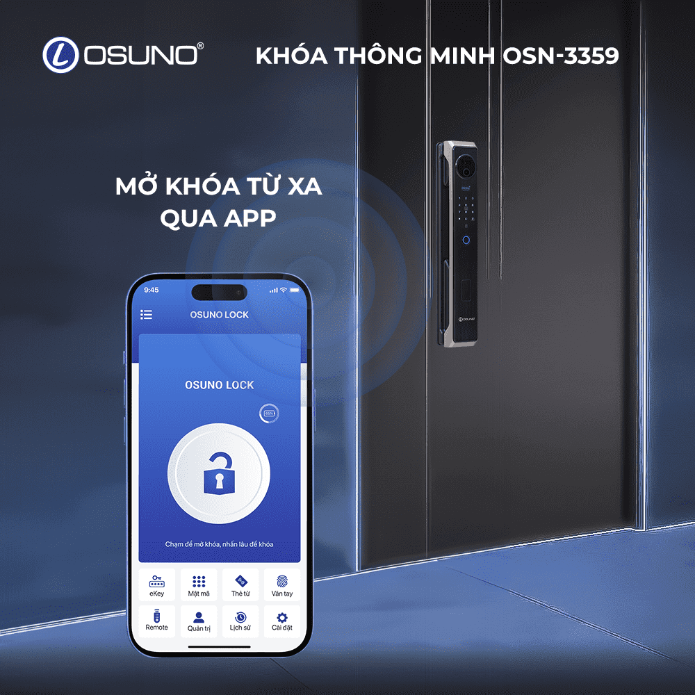 Khóa Cửa Thông Minh Face ID OSN-3359