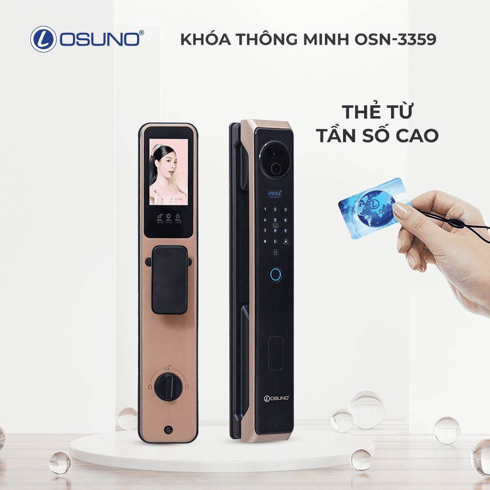 Khóa Cửa Thông Minh Face ID OSN-3359