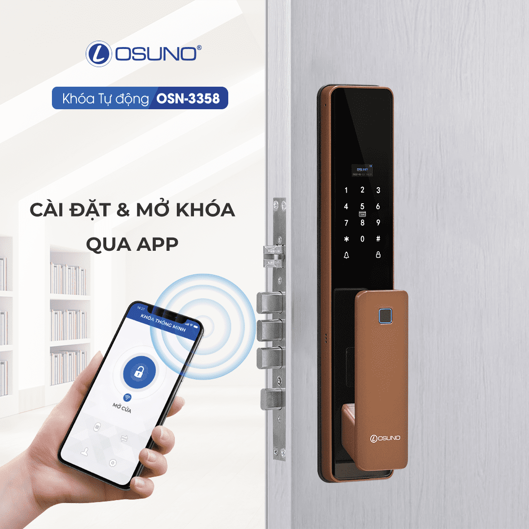 Khoá Cửa Vân Tay OSN-3358