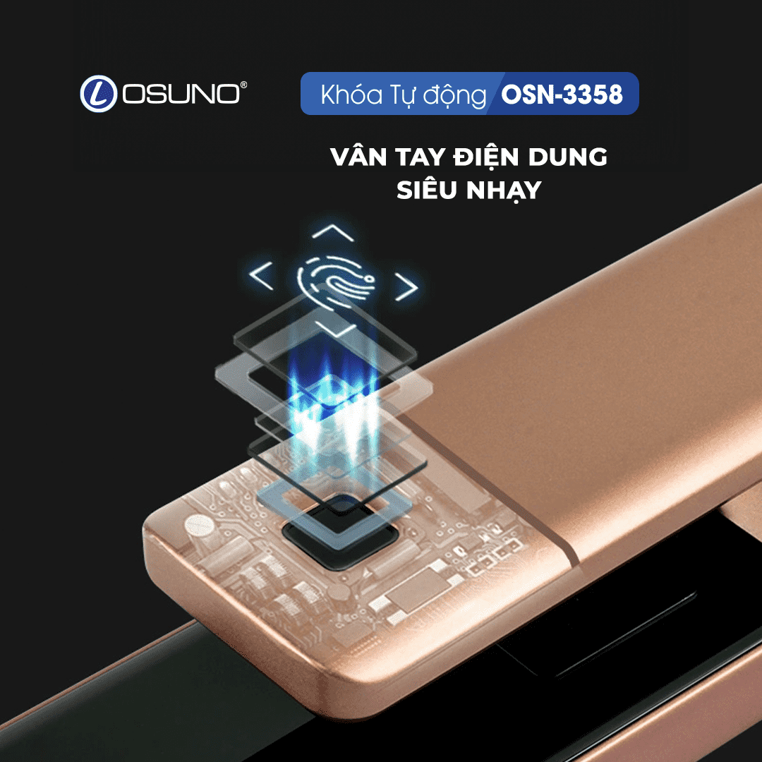 Khoá Cửa Vân Tay OSN-3358
